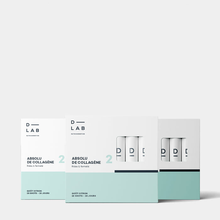 lot de 3 shots collagène