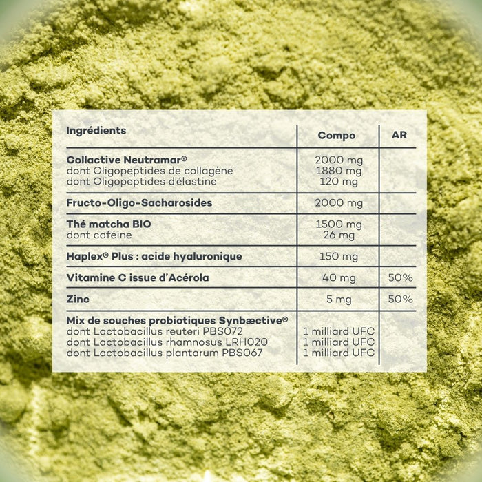 Pro-Collagène Peau Neuve Matcha Sticks