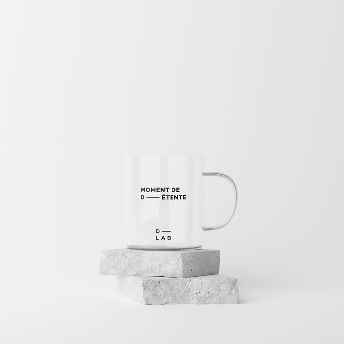 Mug en verre D-LAB