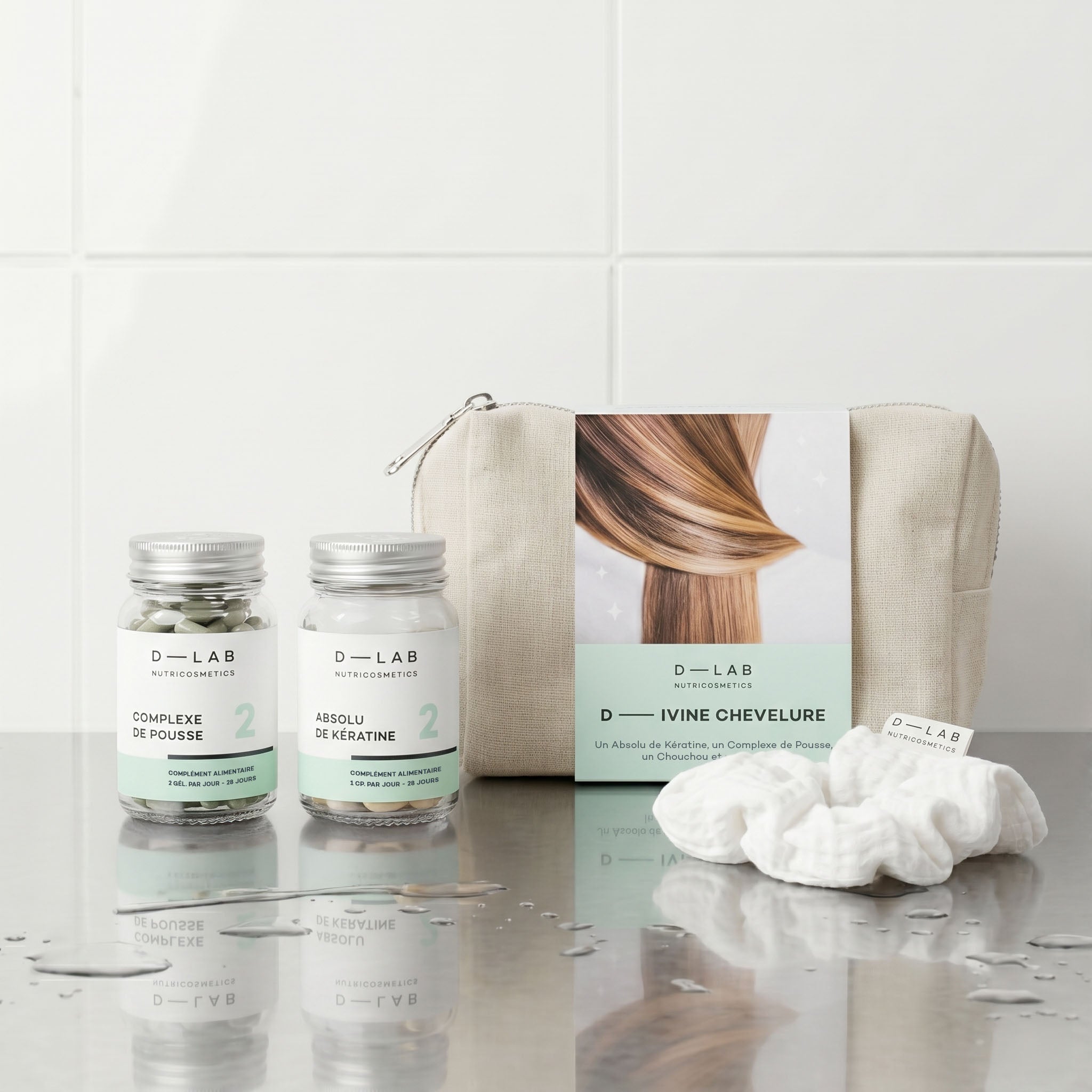 Trousse KERATINE - Duo Nutrition-Capillaire (kératine + complexe de pousse)