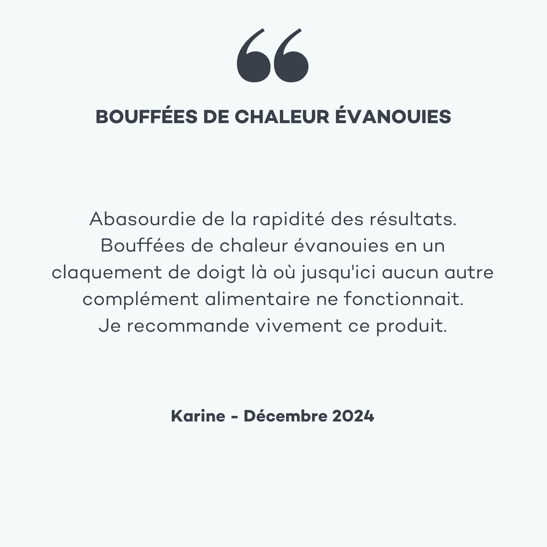 Boisson Ménopause