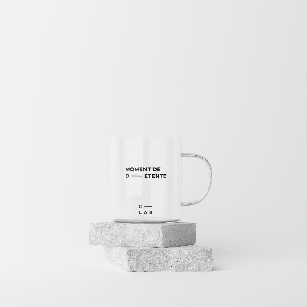 Mug en verre D-LAB