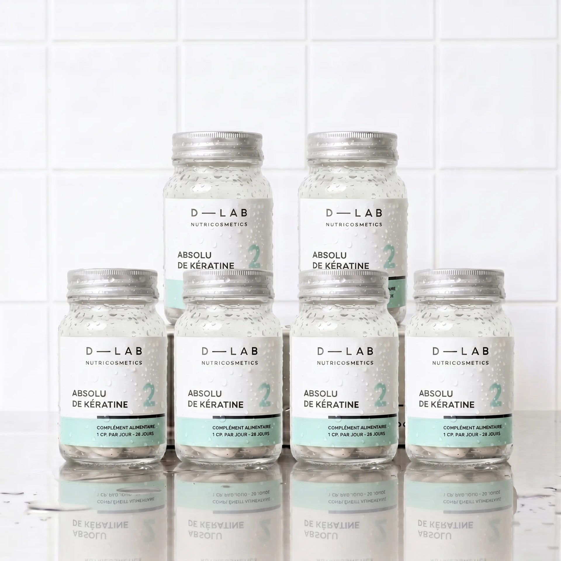D-LAB Absolu de Keratine – cure 6 mois, complement anti-chute et nutrition capillaire